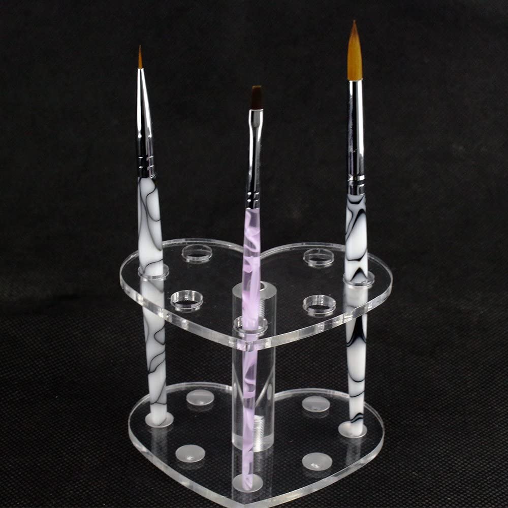 Airgoesin Dental Porcelain Pen Brush Holder Organizer or for Beauty Nail Tool Stand