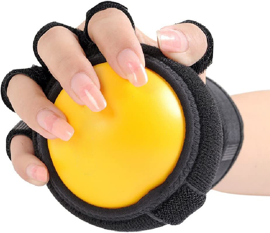 Hand Impairment Finger Squeeze Equipment Ball Rehabilitation Training Exercise Device Finger Board with Wrist Support