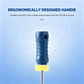 Airgoesin Dental K Files #15-40/21 mm for Endodontic Root Canal, NITI Hand Use K-Files, 6 Pcs/Pack, 1 Pack Total