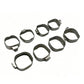 40pcs Dental Orthodontic 1st Molar Bands & Buccal Tubes Bracket Roth 022 #35-39+