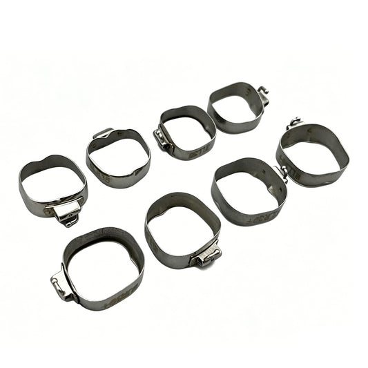 40pcs Dental Orthodontic 1st Molar Bands & Buccal Tubes Bracket Roth 022 #35-39+