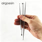 Airgoesin Stainless Steel Ear Wax Removal Tool Set, 4 Pcs Multi-Size Dual End Ear Picks, Professional Ear Spoon Cleaner Kit for Household Adults & Kids Ear Care