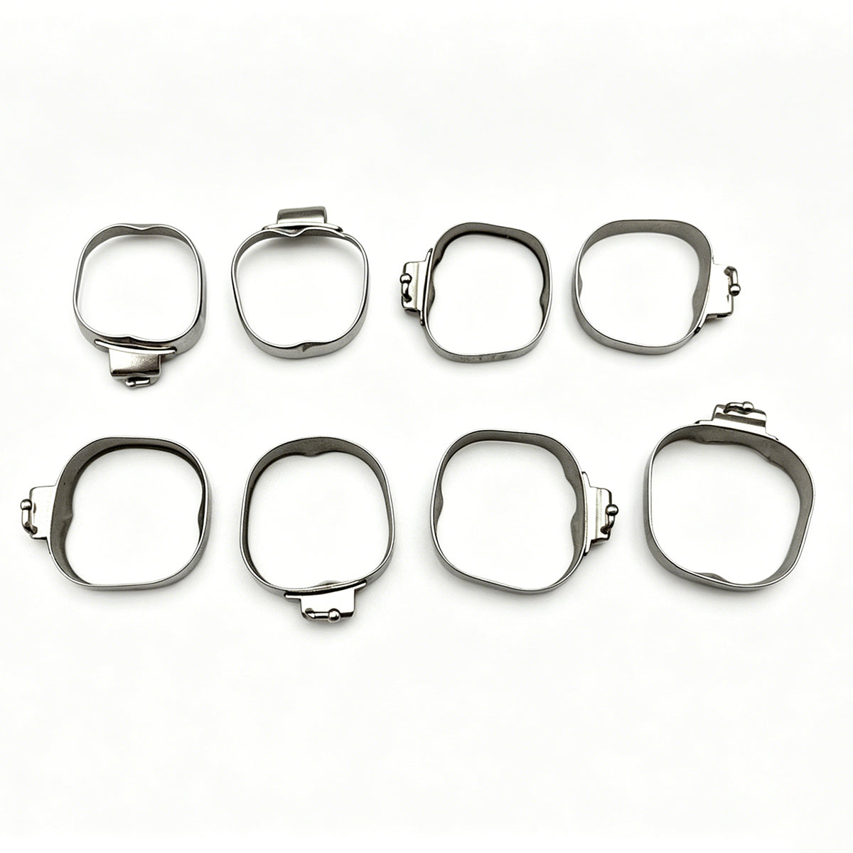 40pcs Dental Orthodontic 1st Molar Bands & Buccal Tubes Bracket Roth 022 #35-39+