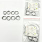 40pcs Dental Orthodontic 1st Molar Bands & Buccal Tubes Bracket Roth 022 #35-39+