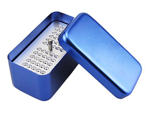 60 Holes - Blue Autoclave Disinfection Box Case Holder for Endodontic Reamer