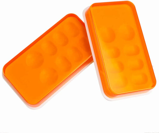 Airgoesin 2pcs Dental Oral Synthetic Acrylic Resin Teeth Shading Light Storage Box Color Toning Tray