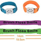 Airgoesin 10pcs Dental Child Kid Wrist Band Bracelet Hand Chain Wristlet Bangle Wrap Wristband Clinic Gift Smile Face