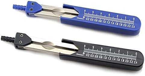 Airgoesin EMI ECG EKG Calipers Ruler Drafting Electrocardiogram Divider, 2pcs, Black and Blue