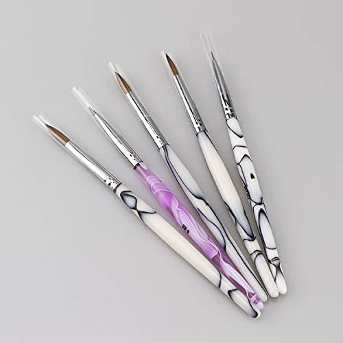 Porcelain Ermine Brush Pen Set Dental Lab Equipment - 5 pcs