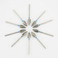 10pcs/set Tungsten Steel Nitrate Carbide Buffing Burrs 3/32" (2.35mm) Shank