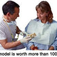 Dental Implant Study Analysis Demonstration Teeth Model with Restoration