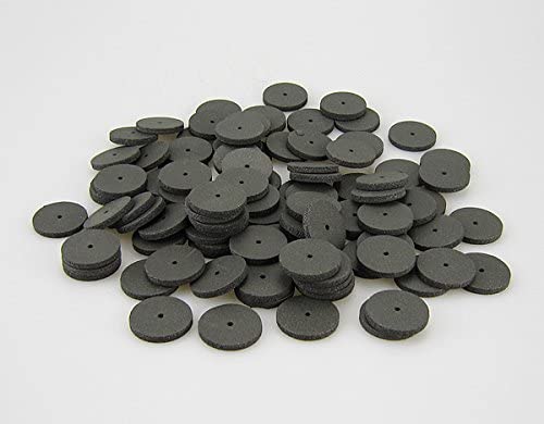 100/pk Silicone Rubber Polishing Wheels Polishers for or Jewelry Rotary Tool