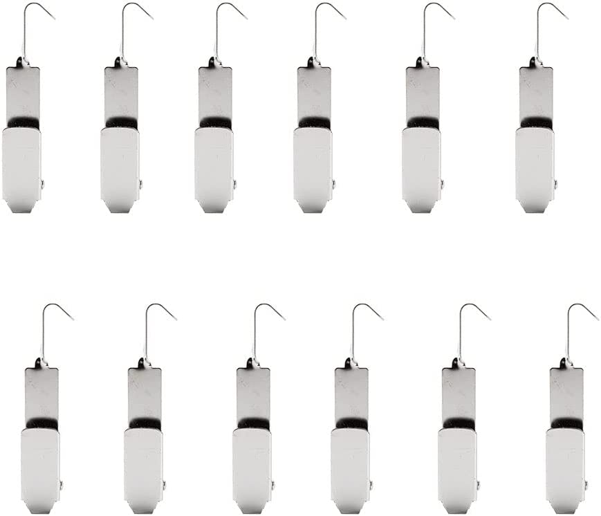 Airgoesin 12pcs Dental X-RAY Film Hanger Clips Flushing Clamp
