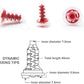 Airgoesin 50pcs Dental Dynamic Impression Mixing Tips