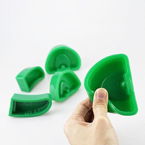 Silicone Base Molds Plaster Model Former Transparent Green Dental Lab Plaster Model Former 2 Sets/10pcs