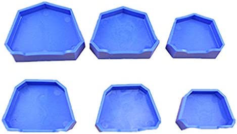 Base Model 6 pcs/Set Dental Lab Model Former Base Molds Impression Trays