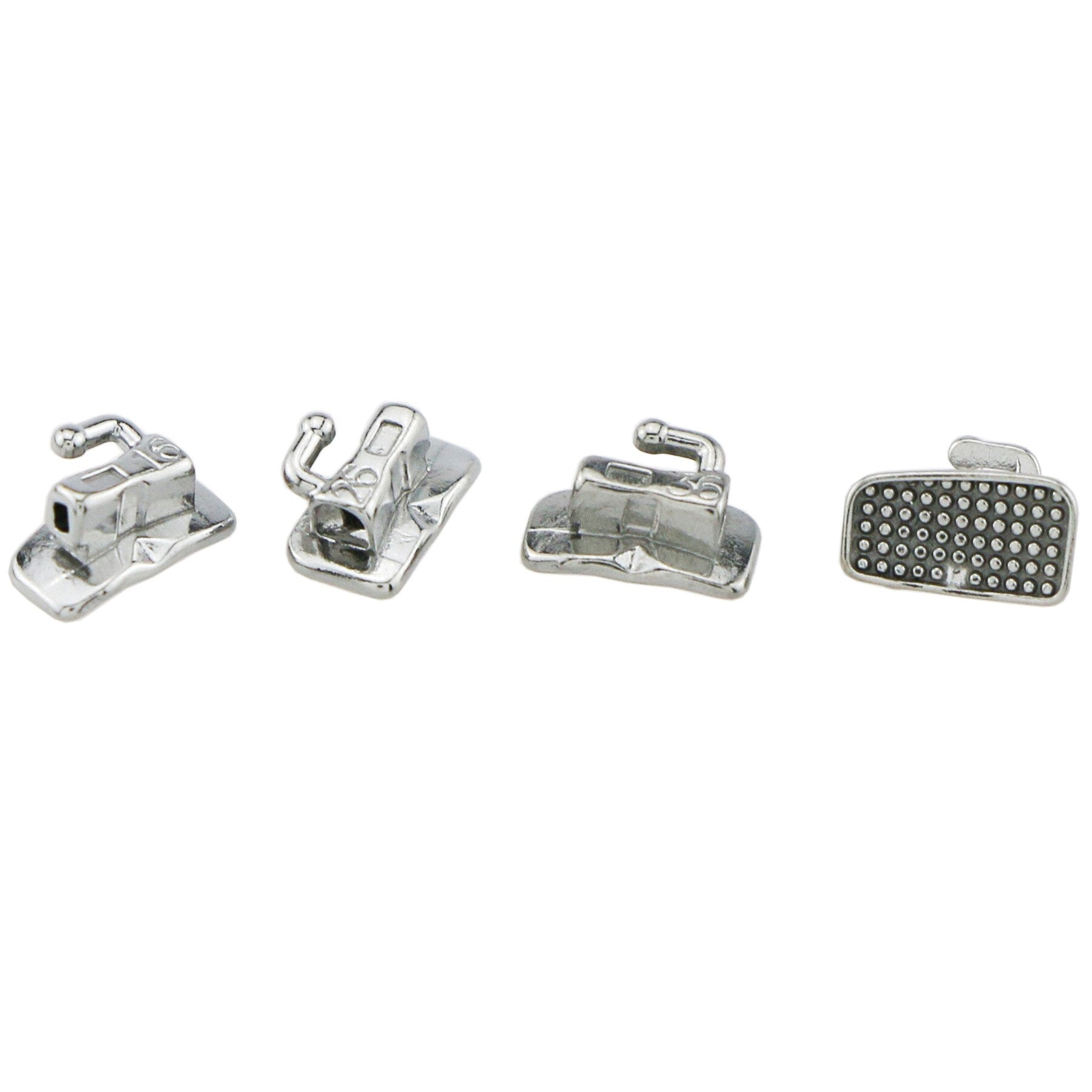 50 Sets Dental Orthodontic Buccal Tubes - 022 Slot, 1st/2nd Molar, MBT/Roth Style, AZDENT Brand