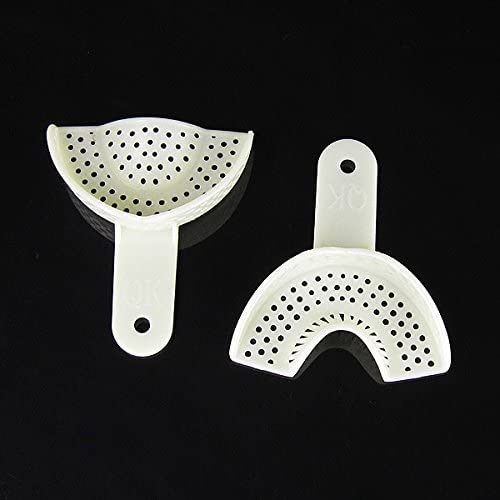 20 Sets Dental Disposable Anterior Impression Trays 2pcs/Set