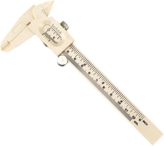 1 Piece Dental Lab Plastic Gauge Caliper Ruler Tool with Lock or Other use