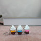 Airgoesin 20pcs Keychain Key Ring Hang Ice Cream Shape Cute Shop Promo Gift