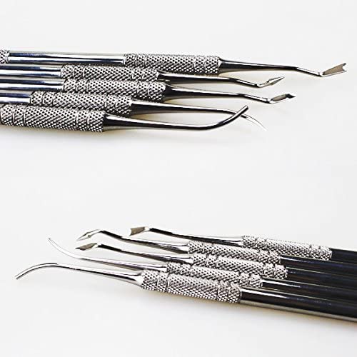 New 5pcs Assorted Dental Lab Stainless Steel Kit Plaster Carving Tool Spatula