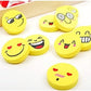 Airgoesin 60pcs Cute Smile Face Rubber Eraser Dentist Dental Clinic School Kid Great Gift