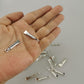 30pcs Mixed Vintage Tooth Charms Toothbrush Toothpaste for Jewelry Earrings Making Smooth Tibetan Silver Metal Charms Pendants DIY for Necklace Bracelet Crafting Gift (#1-Toothpaste)