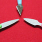 Airgoesin 3pcs Dental Lab Ceramic Sculpturing Knife Blade Spatula Porcelain Separator New