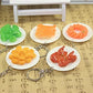 Airgoesin 20pcs Keychain Key Ring Hang Food Dish Plate Shape Cute Shop Promo Gift Charms