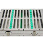 Airgoesin 10-Slot Sterilization Cassette Rack for 10 Dental Surgical Instrument Autoclavable