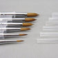 6pcs New Porcelain Ceramic Ermine Brush Pen Set