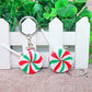 Airgoesin 20pcs Keychain Key Ring Hang Christmas Holiday Charms for Kids Birthday Party Favors & School Carnival Prizes Gifts