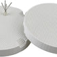 Airgoesin 2pcs Dental Lab Honeycomb Round Firing Trays 72mm with 10pcs Amann Girrbach Pins Tool