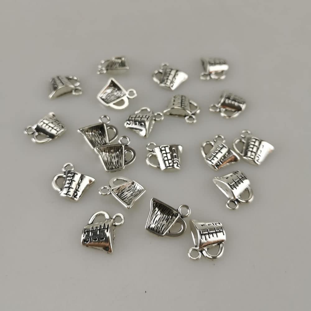 30pcs Mixed Vintage Tooth Charms Toothbrush Toothpaste for Jewelry Earrings Making Smooth Tibetan Silver Metal Charms Pendants DIY for Necklace Bracelet Crafting Gift (#1-Toothpaste)