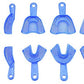 10pcs Plastic-Steel Dental Impression Trays