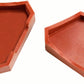Airgoesin 6pcs Dental Lab Silicone Plaster Model Former Base Molds Mould S+M+L Size Tray Brown