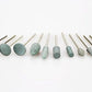 Airgoesin 60pcs Assorted Gravel Ceramic Polishing Coarse Green FG Burs Polisher 2.35mm