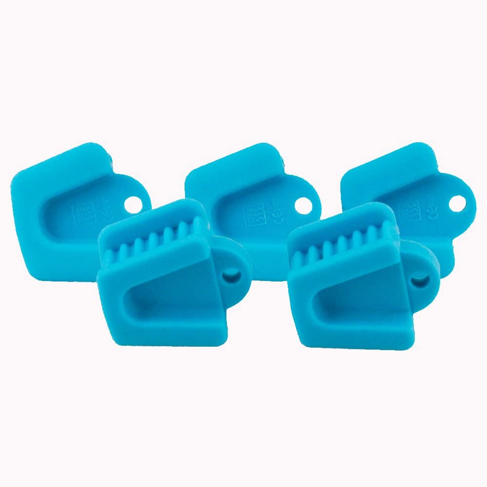 Airgoesin 5pcs Silicone Mouth Prop, Middle Medium Size Child Size Dental Cheek Retractor Oral Bite Block Autoclavable Latex Free