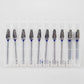 Airgoesin 10pcs Burs Cutter Drill Polishing Grinding Tungsten Carbide HP Shank Diameter 2.35mm Rotary Tool