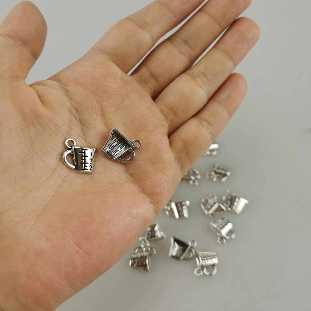 30pcs Mixed Vintage Tooth Charms Toothbrush Toothpaste for Jewelry Earrings Making Smooth Tibetan Silver Metal Charms Pendants DIY for Necklace Bracelet Crafting Gift (#1-Toothpaste)