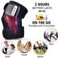 Heated and Vibration Knee Massager Brace Wrap, Electric Heating Vibration Knee Joint Pad Brace Massage Therapy Legs Massager