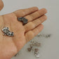 30pcs Mixed Vintage Tooth Charms Toothbrush Toothpaste for Jewelry Earrings Making Smooth Tibetan Silver Metal Charms Pendants DIY for Necklace Bracelet Crafting Gift (#1-Toothpaste)