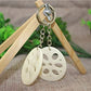 Airgoesin 20pcs Keychain Key Ring Hang Lotus Root Cute Promo Shop Gift for Kids Party Favors & School Carnival Prizes