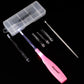Airgoesin Upgraded Tonsil Stone Removing Tool LED Light, 5 Tips,with Box + 1 Stainless Steel Tonsillolith Pick Long Handle