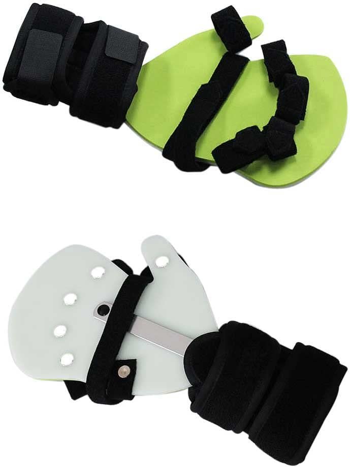 Airgoesin 1pc Finger Fingerboard Hand Wrist Forearm Carpal Traumatic Brain Injury Hemiplegia Training Splint Brace Strap Support Adjustable