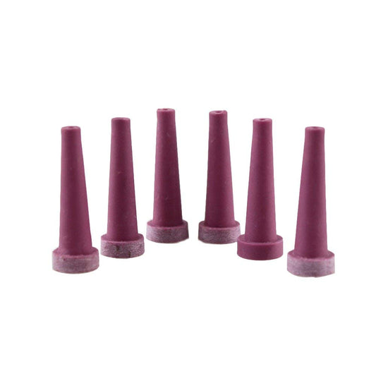 Airgoesin 6pcs Dental Lab Sandblasting Machine Blaster Replacement Ceramic Pressure Tip Nozzle Device