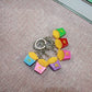 Airgoesin 20pcs Keychain Key Ring Hang Potato Chips Shape Cute Promo Shop Gift