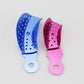 Airgoesin 6pcs Dental Impression Tray Rotatable Adjustable Aluminum Impression Quadrant Tray