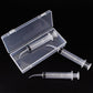 Airgoesin Graduated Dental Irrigation Syringe Oral Irrigator with Curved Tips for Crowns, Bridges, Tonsil Stone, Socket Cavity 12ml Measue and Fill with Box (3 Syringes and 1 Box)