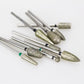 10pcs HP Diamond Burs Kit Polishing Trimming Drill 3/32" (2.35mm) Shank Lab Jewerlery